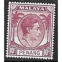 PENANG 1949/1952 SG 11 - MNH (**)