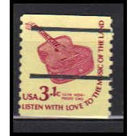1613a 3.1c Guitar Fine MNH Dry Gum Gap Single LS PreCnx CA0823