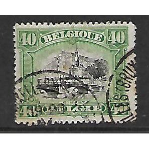 BELGIUM 1958 EUROPA 5F RED AND BLUE SG 1660 FINE USED