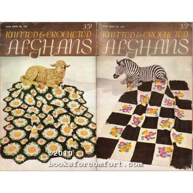 Knitted & Crocheted Afghans, Star Book 222 [23731]