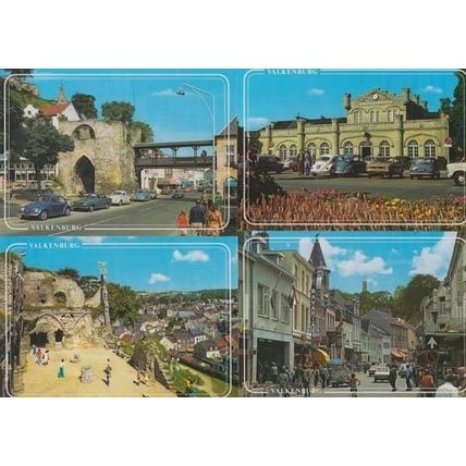 Valkenburg Belgium Bavaria Beer Sign Aerial Shops 4x Mint Postcard s