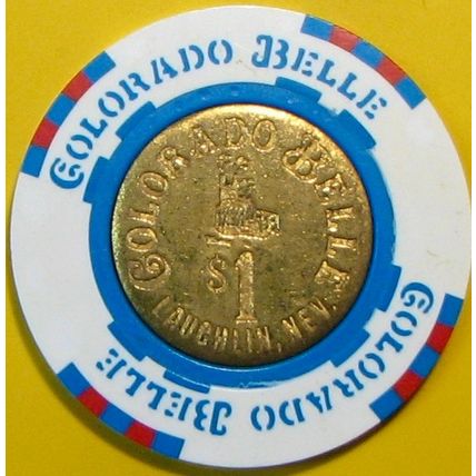 Colorado Belle. $1 Casino Chip. Laughlin, NV. T65.