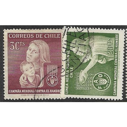 1963 Michel 618/619 - fine used (o)