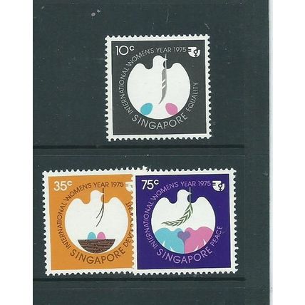 singapore malaya malaysia stamps mnh set sg264 sg 264 international women's year