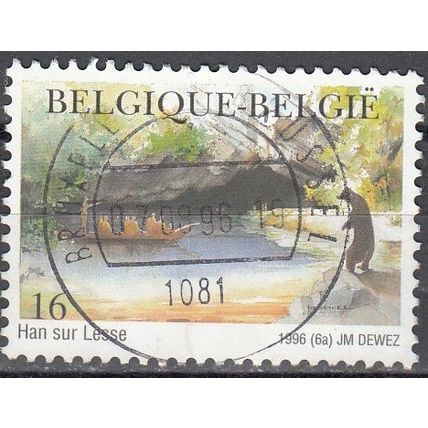 Belgique 1996 Michel 2692 O Cote (2008) 0.80 € Tourisme Grottes de Han-sur-Lesse
