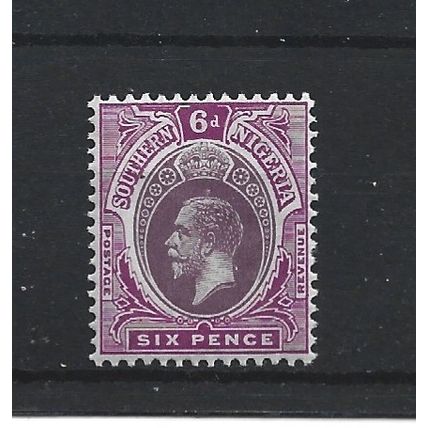 SouthernNigeria.SG51 6d Dull and Bright Purple.Mounted Mint.Nov24