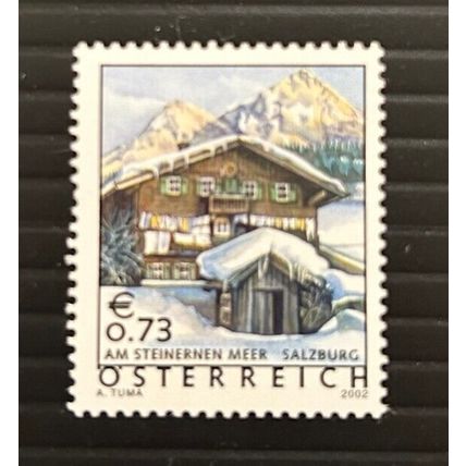 Austria 2002 Tourism 73c, Alpine chalet, Salzburg SG 2618 MNH