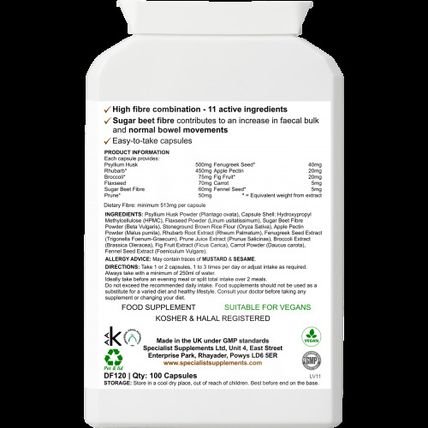 Natural Supplement - Dietary Fibre Complex v4 - Vegan