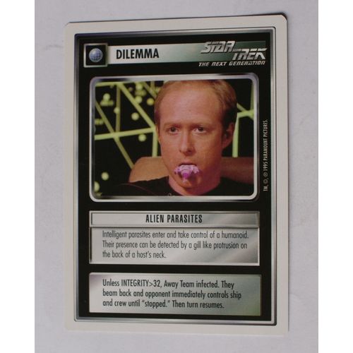 Star Trek CCG: Premiere Unlimited (Beta) # Alien Parasites (A) 1995 decipher