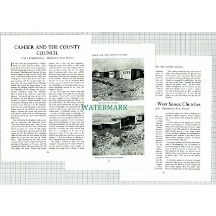 (6576) Camber Sussex - 1954 Article
