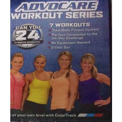 Advocare Workout Series Can You 24 DVD 7 24 Minute Workouts Exercise Fitness