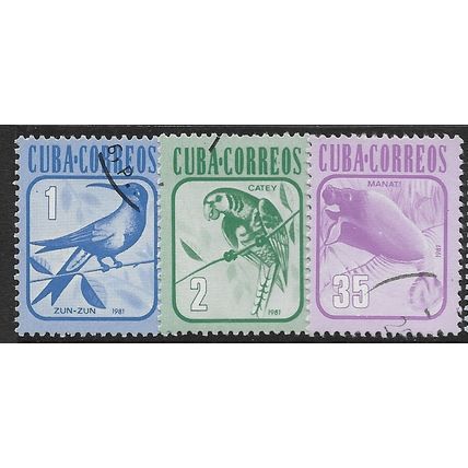 1981 SG 2763+27642767 - cancelled - ANIMAL BIRD
