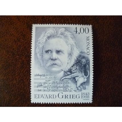 Monaco 1993 Birth Anniversary Edward Grieg mint stamp SG2149 composer music