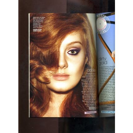 Teen Vogue 2011 magazine JENNIFER LAWRENCE "THE HUNGER GAMES" ADELE-AVRIL