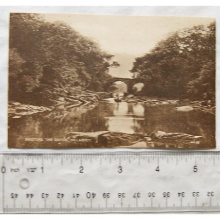 vintage postcard Shooting The Rapids, Killarney