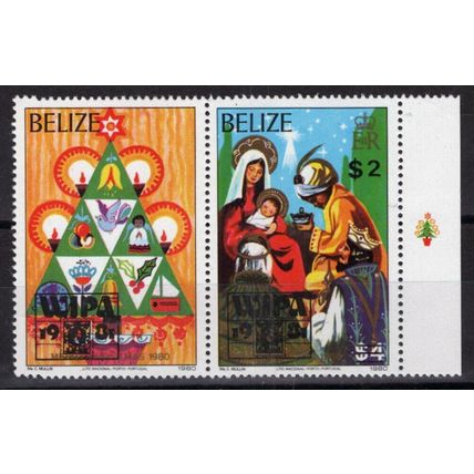 ZAYIX Belize 536 MNH Christmas Holy Family 083022S03