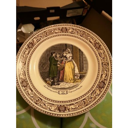 Vintage Adams Cries of London Breakfast Plate 23cm Sweet China Oranges