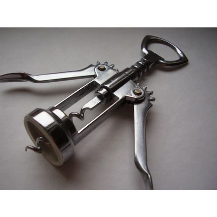 Stainless Steel Lever Arm Wine Corkscrew