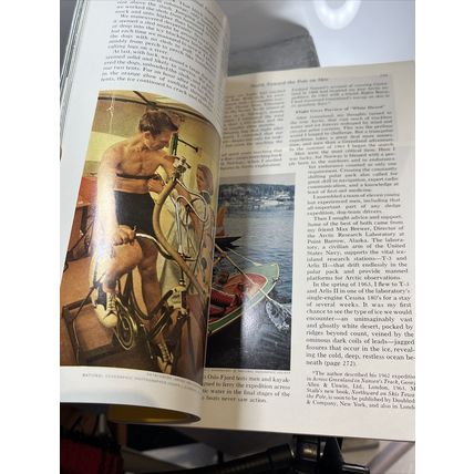 National Geographic Magazine February 1965 Nuclear Age - Vintage Collectable
