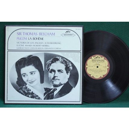 Thomas Beecham/Angeles/Bjoerling - Puccini: La Boheme - 2-LP - IB 6000 - EX