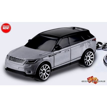HTF RARE KEYCHAIN SILVER RANGE ROVER VELAR CUSTOM Ltd GREAT GIFT NOVELTY
