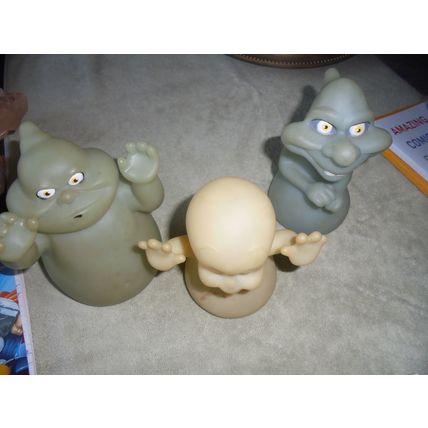 CASPER & The GHOSTLY TRIO Vinyl Figures! $33.00 Shipped!! These GLOW IN THE DAR