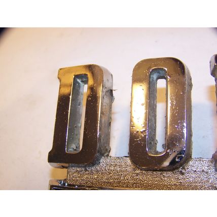 1969 70 71 DODGE TRUCK CAMPER SPECIAL EMBLEM OEM #2833662 POWER WAGON