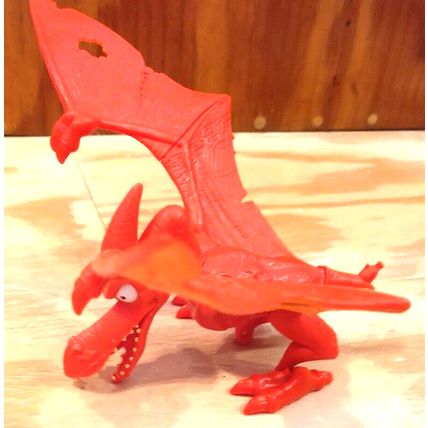 Zuru Smashers Dino Ice Age Blizzard Pterodactyl Lg Red Egg Yellow Bone Series 4