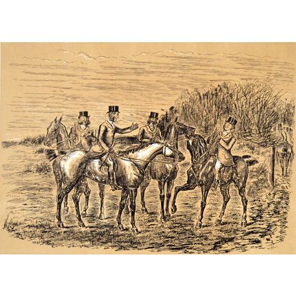 UNE BONNE HISTOIRE JOE WAGLEY’S LAST 1886 George Finch Mason - VICTORIAN PRINT