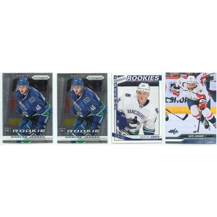 NICKLAS JENSEN 4x card lot incl RC's Rookies