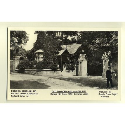 pp1461 - Twyford - Hanger Hill House 1903 - Entrance Lodge - Pamlin postcard