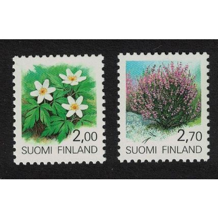 Finland Provincial Plants 2v 1990 MNH SG#1205+1207