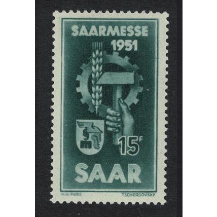Saar Trade Fair 1951 MH SG#303 Sc#228