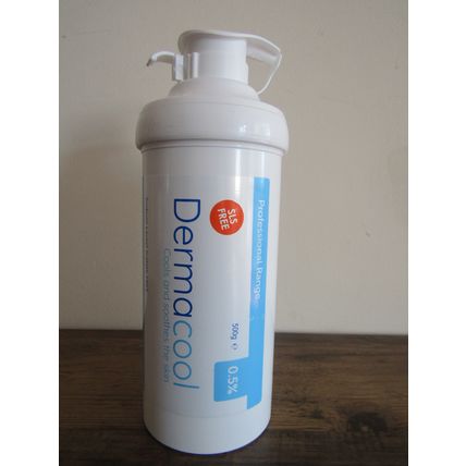 DERMACOO L Menthol Aqueous Cream PUMP 500g 0.5% - NEW