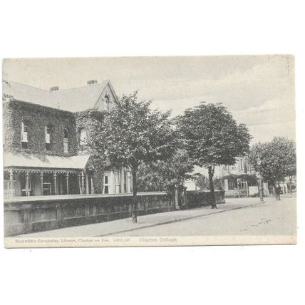 Beckwith's Circulating Library, Clacton-On-Sea, Essex, Postcard.