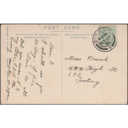 New Opera House, Buxton, Derbyshire, 1906 - National Series Postcard