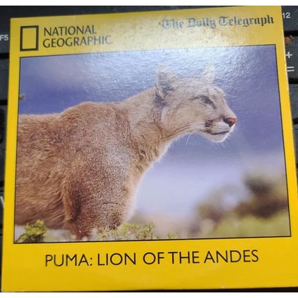 National Geographic DVD Promo The Telegraph Puma Lion Of The Andes