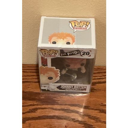 Funko Pop! Rocks: Sex Pistols - Johnny Rotten #20 Figure (Box & Protector)
