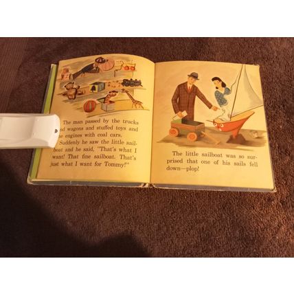 Tell-A-Tale The Sailboat That Ran Away By Madye Lee Chastain 1950 Great Shape