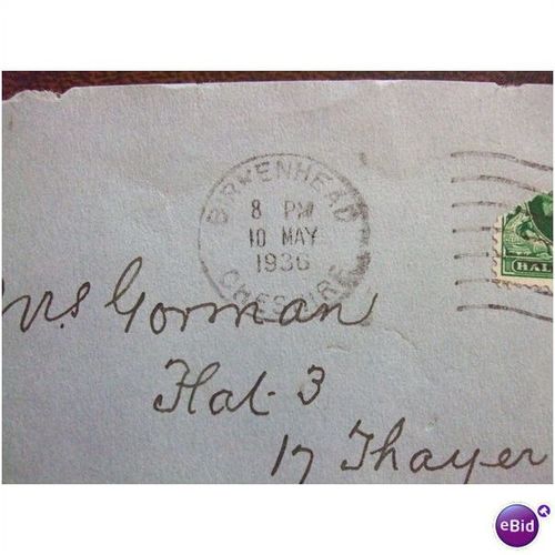 1936 GB King George V Birkenhead Cover to London