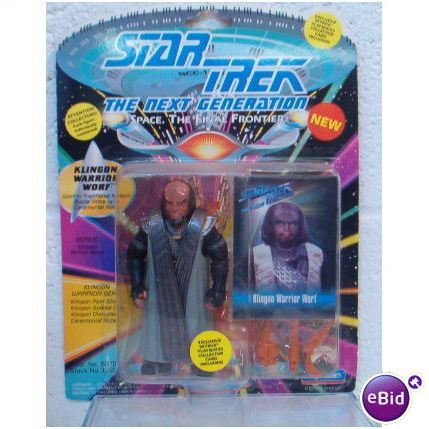 STAR TREK ' THE NEXT GENERATION ' KLINGON WARRIOR WORF action figure