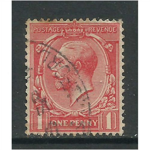 GB 1924 - 26 KGV 1d Scarlet Stamp Wmk 111 SG 419 (A557