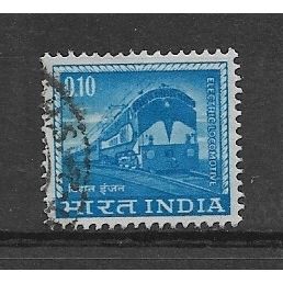 India.SG509 10p Electric Locomotive.Fine Used.Apr19