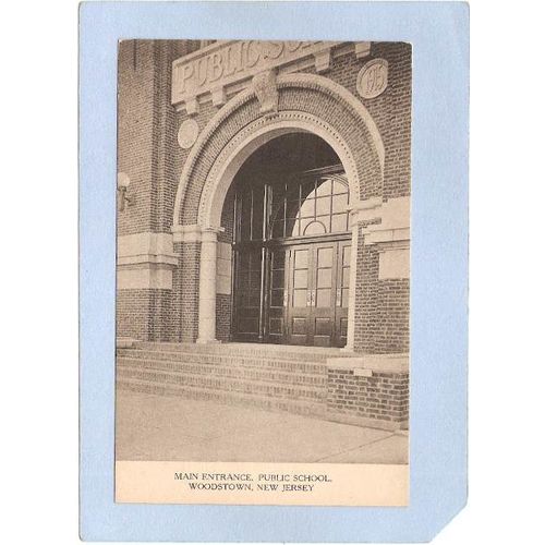 New Jersey Woodstown Main Entrance Public School~2498