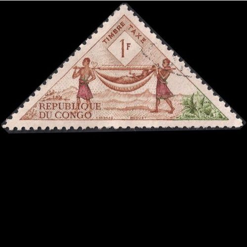 CONGO REP, Tipaye, brown 1961, 1F, #2