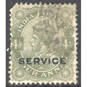 India 1912 - SG O132 - KGV 4a olive (SERVICE) - used 8