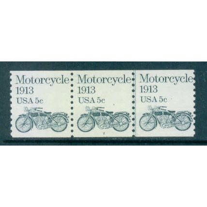1899 5c Motorcycle Fine MNH Dry Gum PNC 2/3 W0540