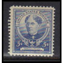 872 5c Frances Willard Just Clears MNH KA3190