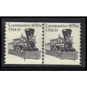 1897A 2c Locomotive Very Fine MNH Dry Gum CNP Left 3 KA9456
