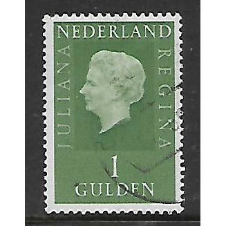 NETHERLANDS 1969 1G GREEN QUEEN JULIANA SG 1078 FINE USED#